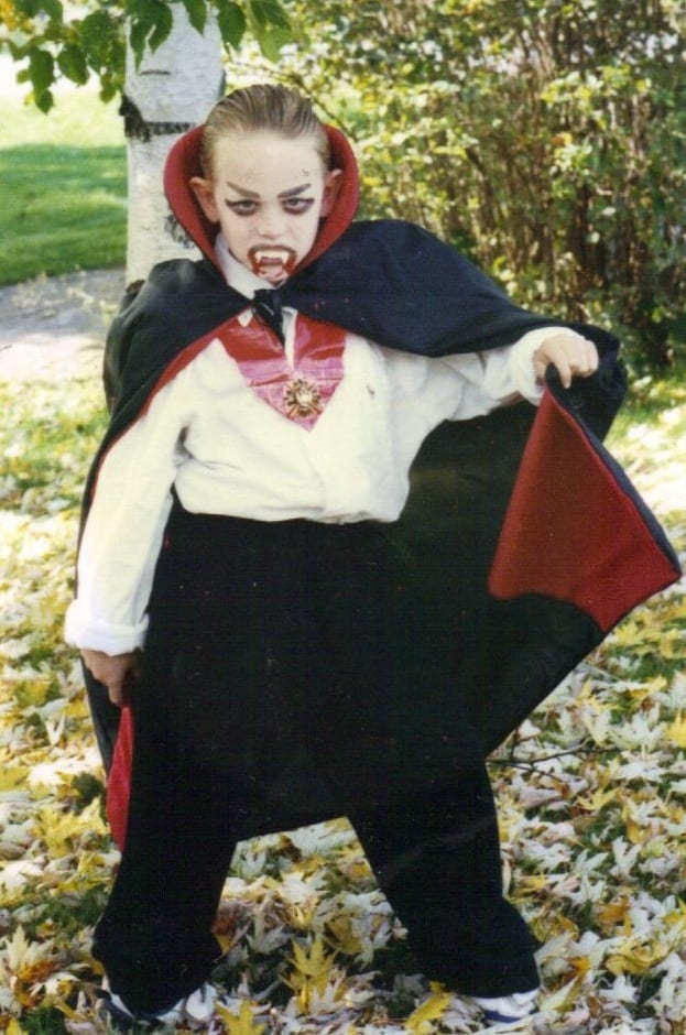 vampiro fato de halloween