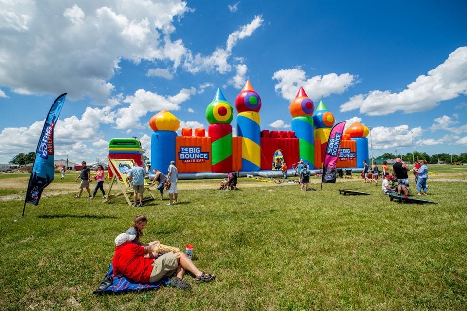 the world's largest bounce house