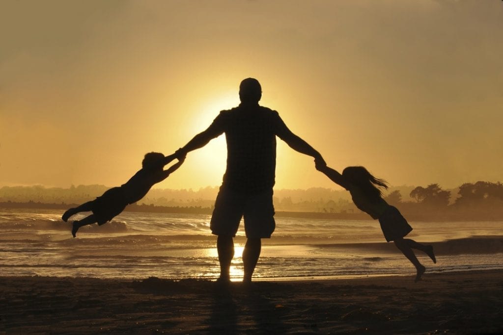 pai e filhos