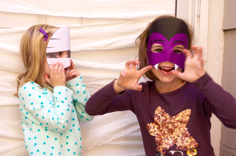 máscaras de halloween - para fazer
