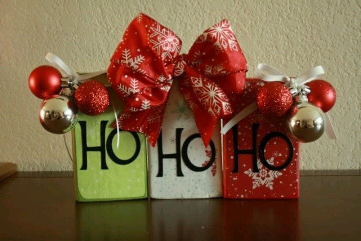 HO HO HO caixas