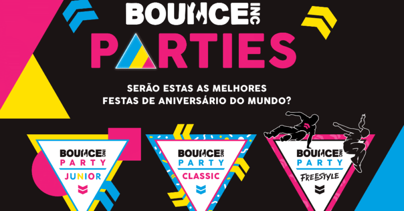 Temporariamente Fechada – Festas de Aniversário Saltitantes na BOUNCE!
