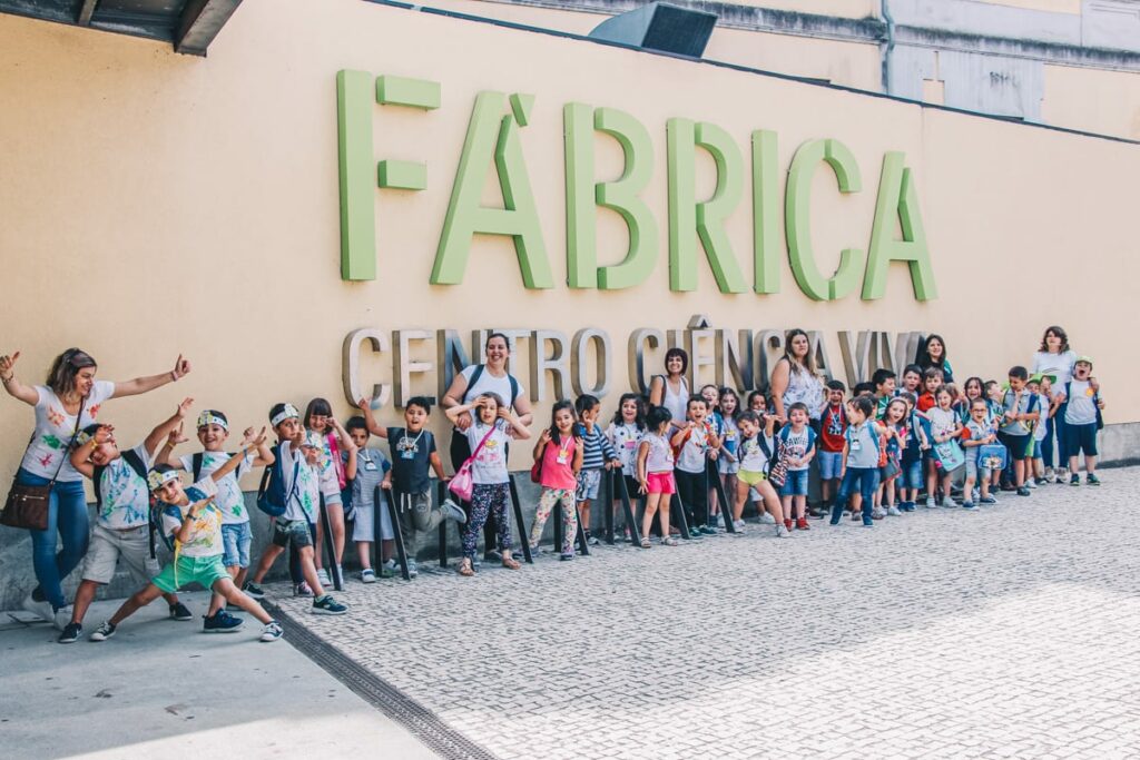 fábrica centro ciência viva o que visitar com crianças em Aveiro