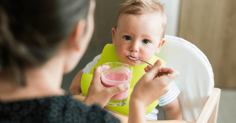 Como escolher iogurte para bebé