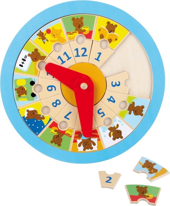relógio aprender as horas