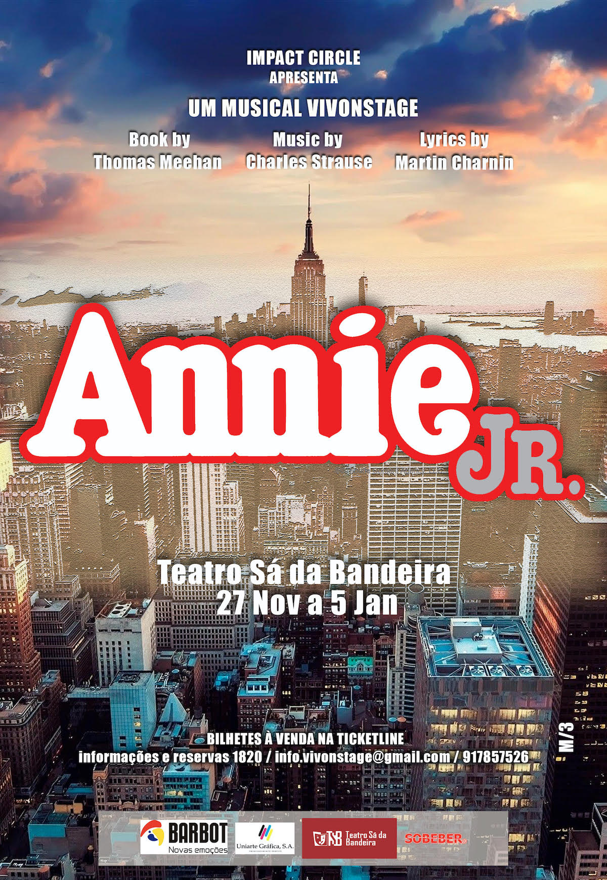 Musical Annie cartaz VivonStage