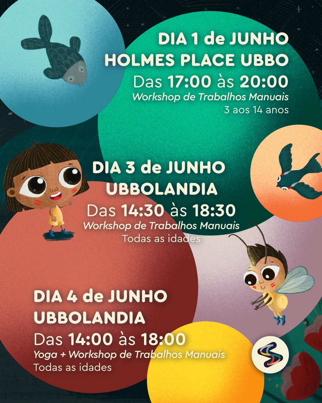 Workshops Dlö e o Pirilampo – Semana do Dia da Criança