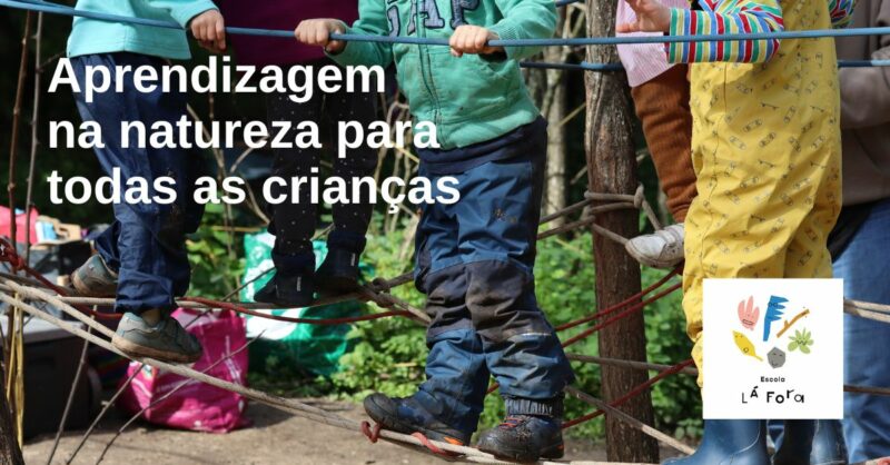 Escola lá fora: aprender na floresta, em Portugal