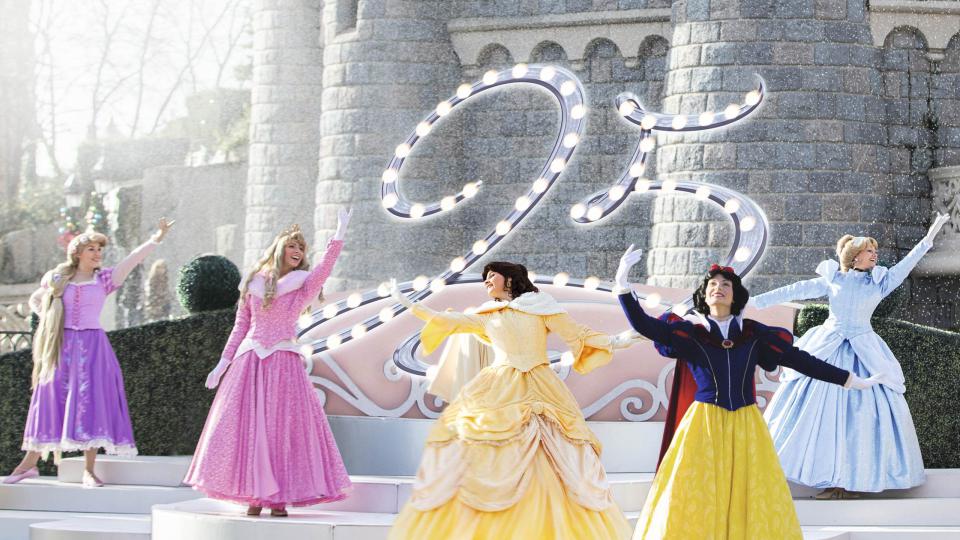 valsa de sonho com as Princesas Disney
