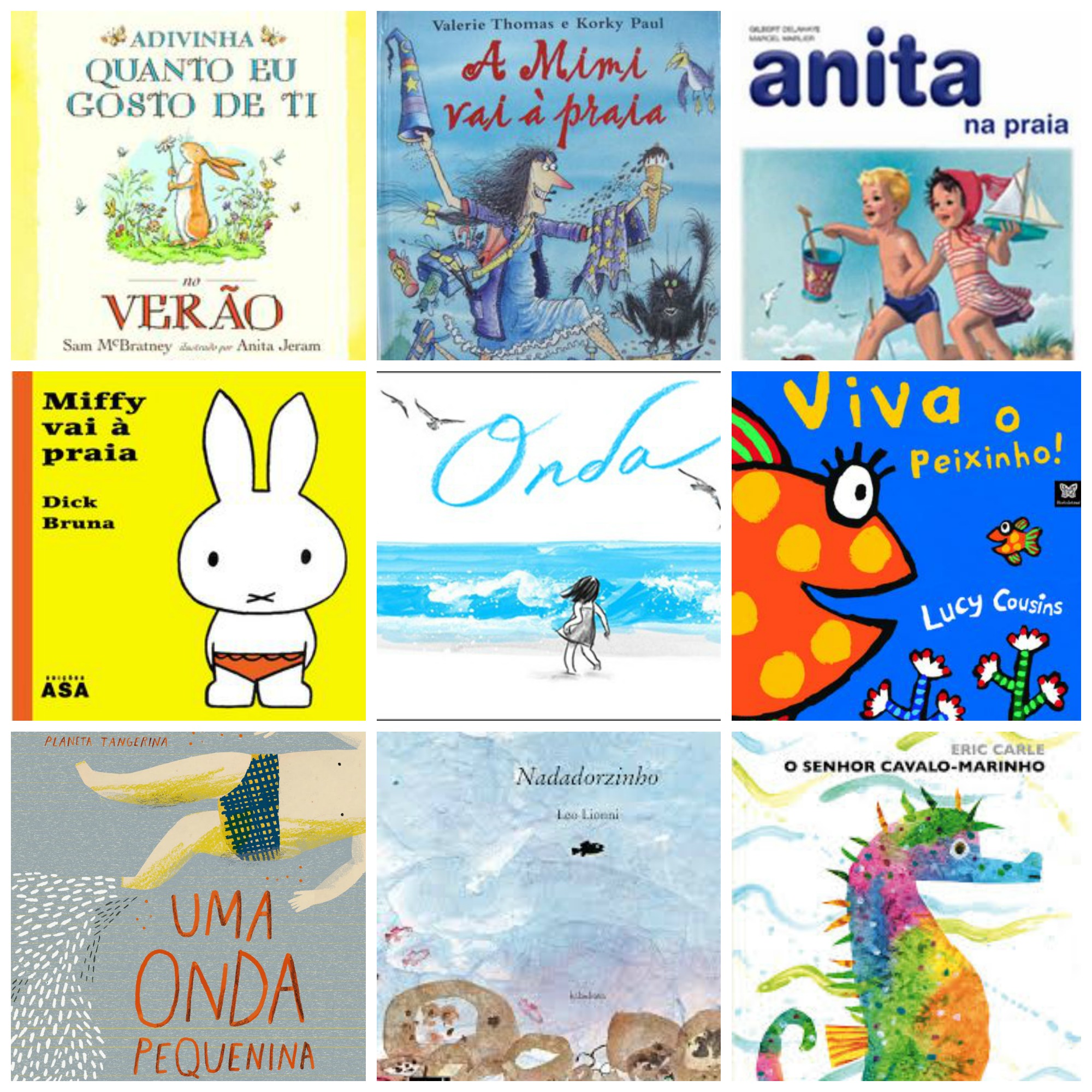 Sugestões de Leitura para Crianças para Ler na Praia